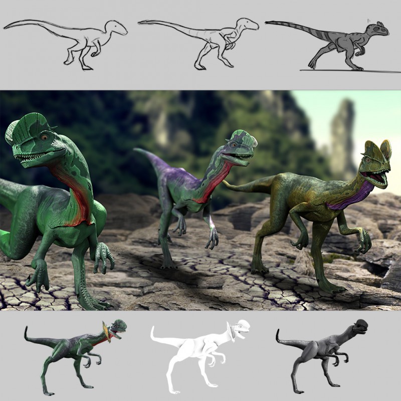 3D Dinosaurios en Atocha